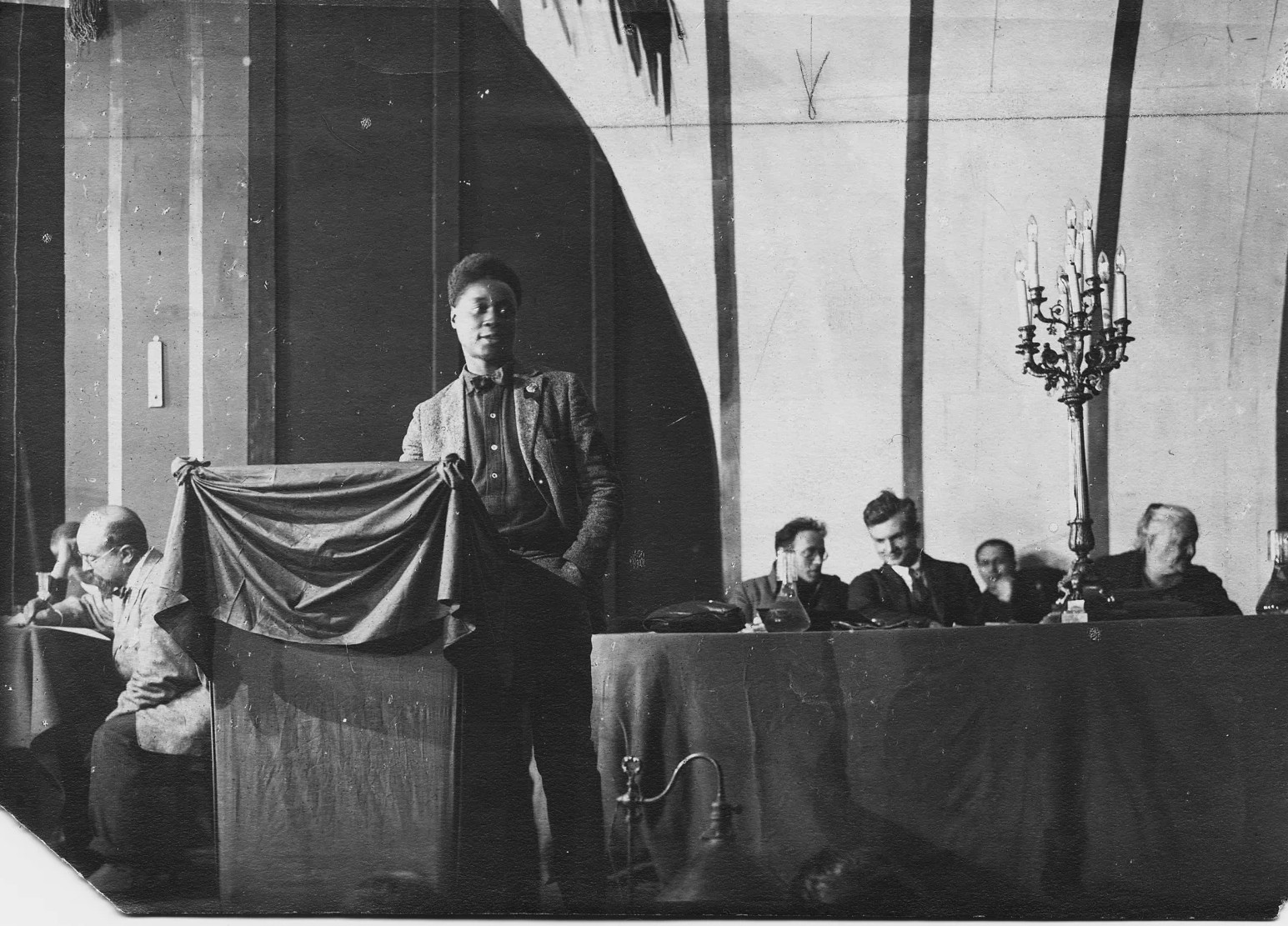 Claude McKay addressing the 4th Congress of the Comintern, 1922